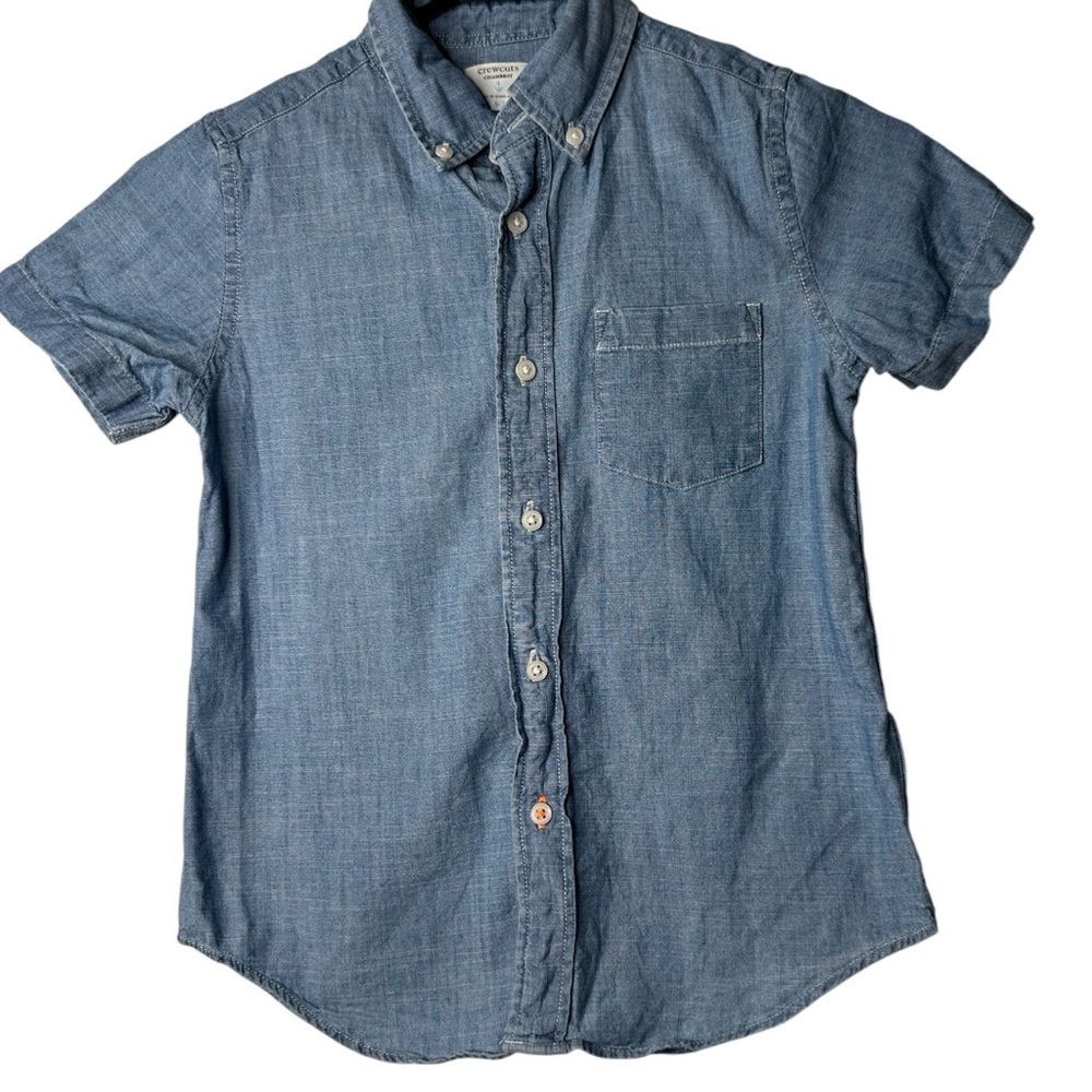 Crewcuts Casual Blue Button Down Shirt